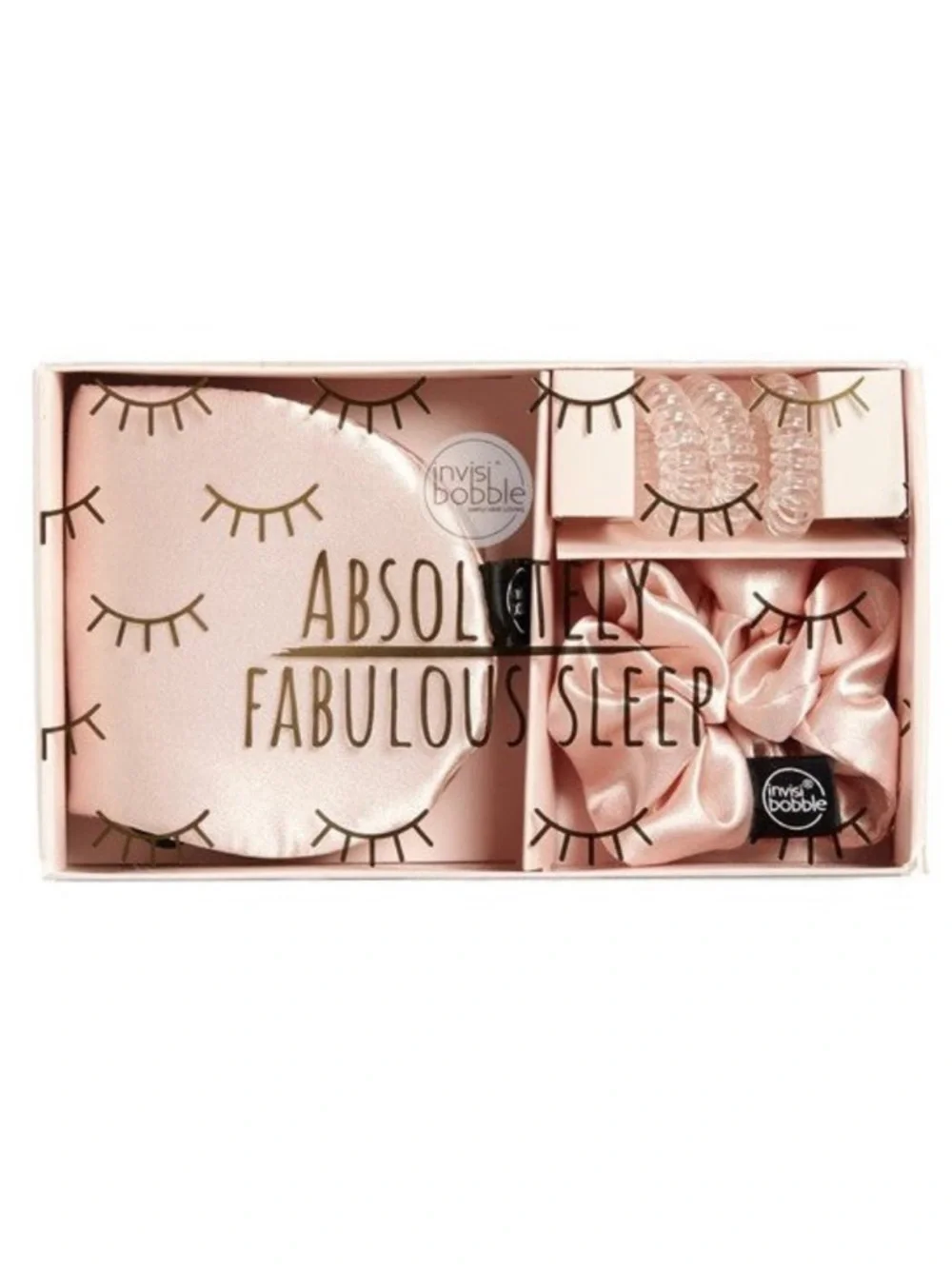 invisibobble Absolutely Fabulous Sleep Set - Hair Ties, Sprunchie, & Sleep Mask